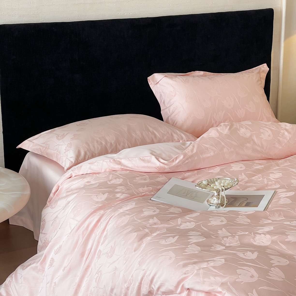 91家纺网 家纺一手货源 找家纺 （总）栩裕纺织 2025新款长绒棉提花最新款单品四件套