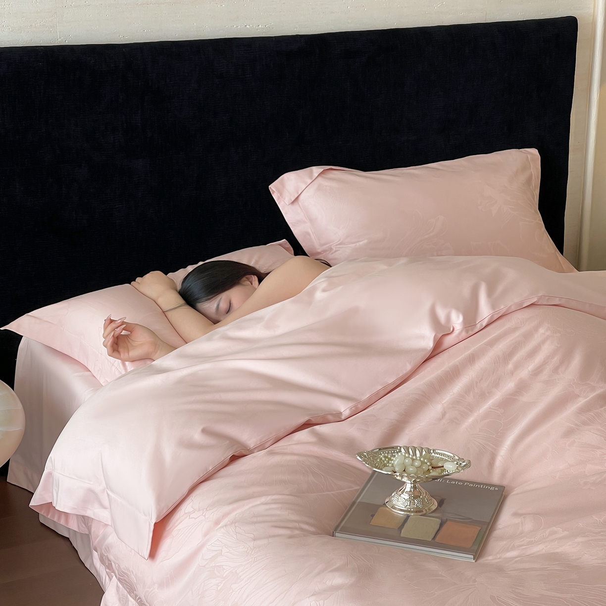 91家纺网 家纺一手货源 找家纺 （总）栩裕纺织 2025新款长绒棉提花最新款单品四件套