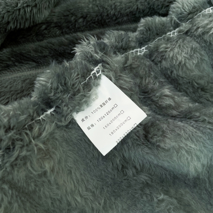 91家纺网 家纺一手货源 找家纺 （总）安琪家纺 2025新款280克直播爆品兔毛绒高克重多功能抽条毛毯盖毯午睡毯跨境外贸
