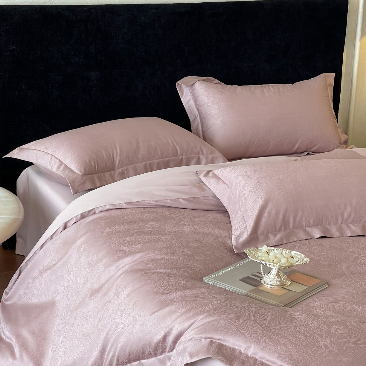 91家纺网 家纺一手货源 找家纺 （总）栩裕纺织 2025新款长绒棉提花最新款单品四件套