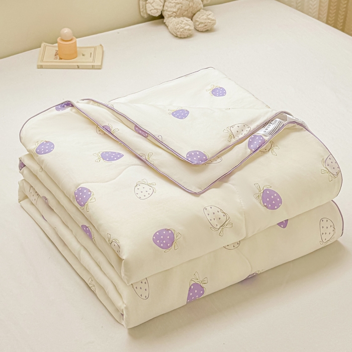 91家纺网 家纺一手货源 找家纺 （总）梵克保罗 2025春夏新款优芙棉单夏被被子被芯