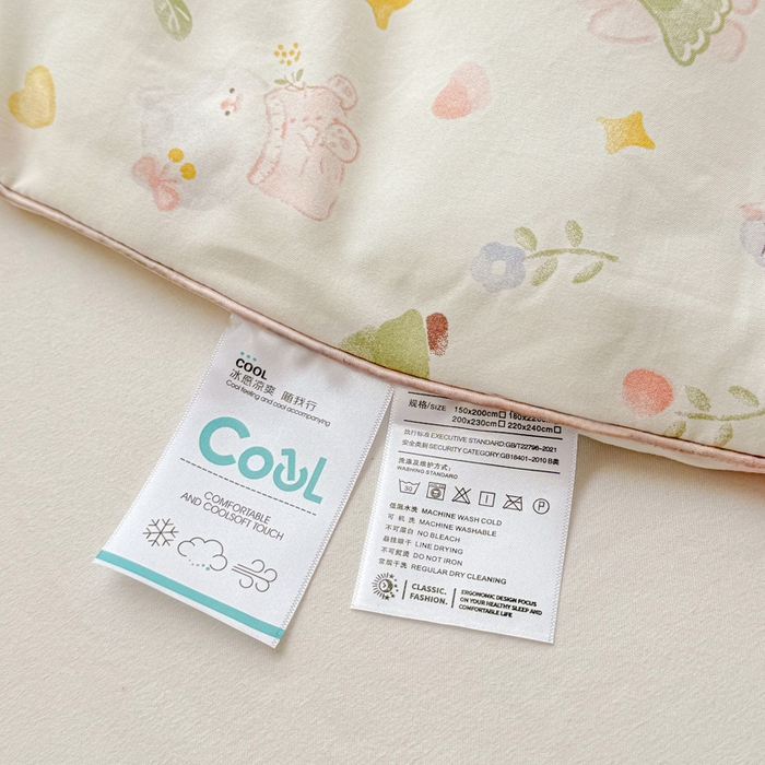 91家纺网 家纺一手货源 找家纺 梵克保罗 2025春夏新款优芙棉单夏被被子被芯 萌宠