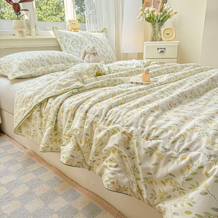 91家纺网 家纺一手货源 找家纺 梵克保罗 2025春夏新款优芙棉单夏被被子被芯 清芬