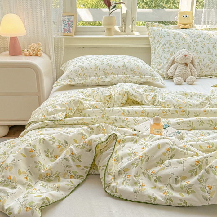 91家纺网 家纺一手货源 找家纺 梵克保罗 2025春夏新款优芙棉单夏被被子被芯 清芬