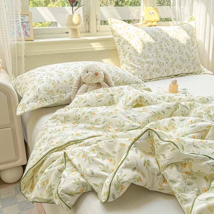 91家纺网 家纺一手货源 找家纺 梵克保罗 2025春夏新款优芙棉单夏被被子被芯 清芬