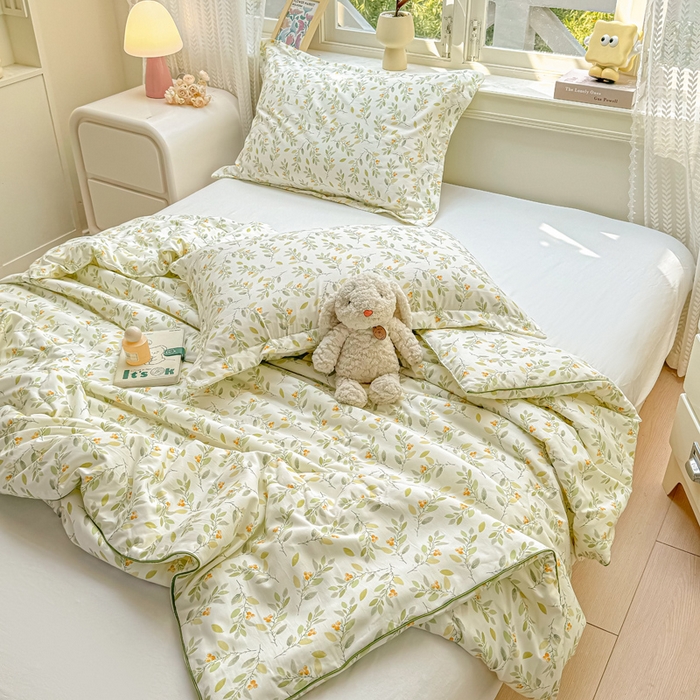 91家纺网 家纺一手货源 找家纺 梵克保罗 2025春夏新款优芙棉单夏被被子被芯 清芬