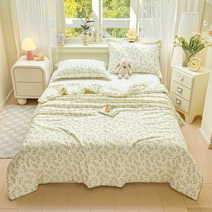 91家纺网 家纺一手货源 找家纺 梵克保罗 2025春夏新款优芙棉单夏被被子被芯 清芬