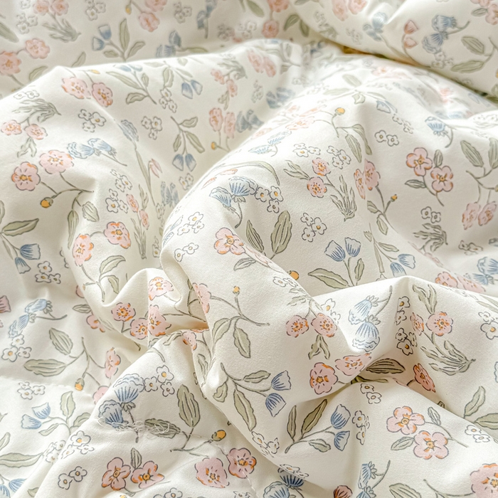 91家纺网 家纺一手货源 找家纺 梵克保罗 2025春夏新款优芙棉单夏被被子被芯 花梦里