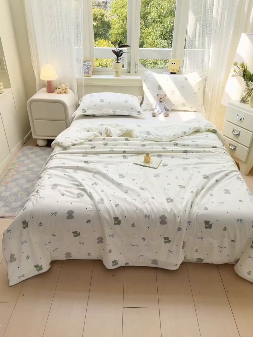 91家纺网 家纺一手货源 找家纺 （总）梵克保罗 2025春夏新款优芙棉单夏被被子被芯