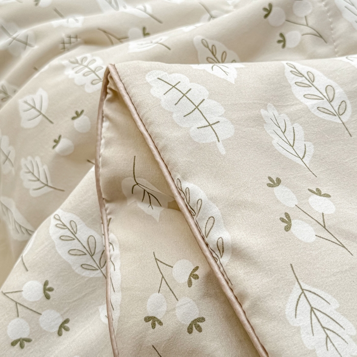 91家纺网 家纺一手货源 找家纺 梵克保罗 2025春夏新款优芙棉单夏被被子被芯 叶语