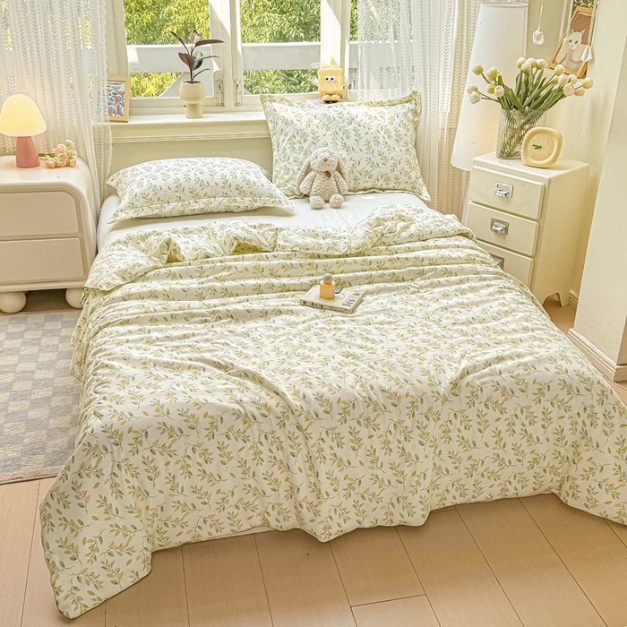 91家纺网 家纺一手货源 找家纺 梵克保罗 2025春夏新款优芙棉单夏被被子被芯 清芬