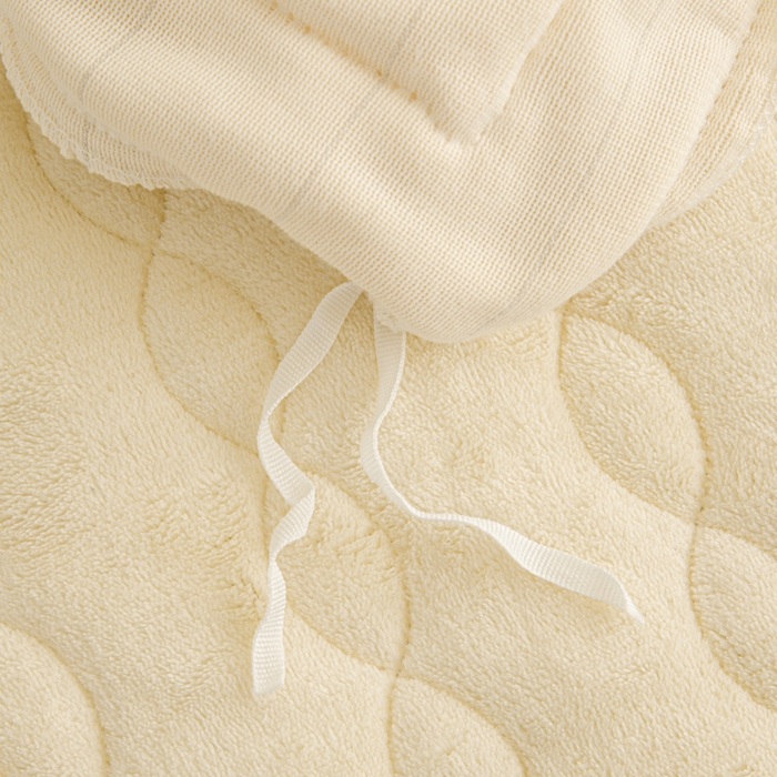 91家纺网 家纺一手货源 找家纺 胜权家纺 2025秋冬新款A类全消光高克重5D雕花牛奶绒仙女风夹棉床盖单品系列 梦安娜-浅米