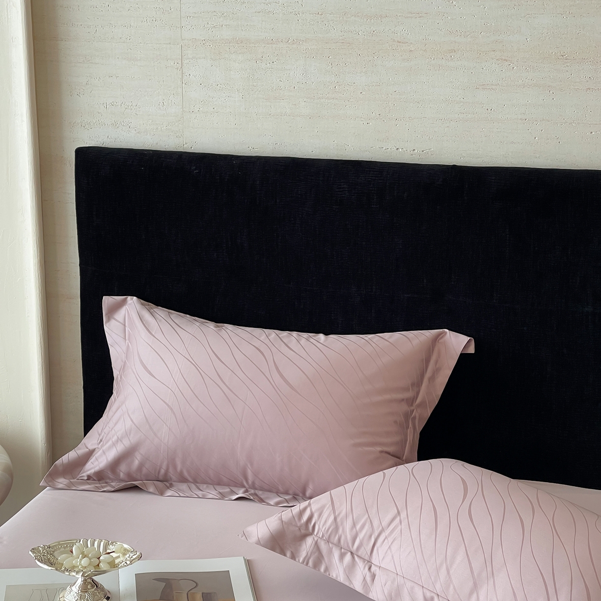 91家纺网 家纺一手货源 找家纺 栩裕纺织 2025新款长绒棉提花最新款单品四件套 布兰卡-莫奈紫