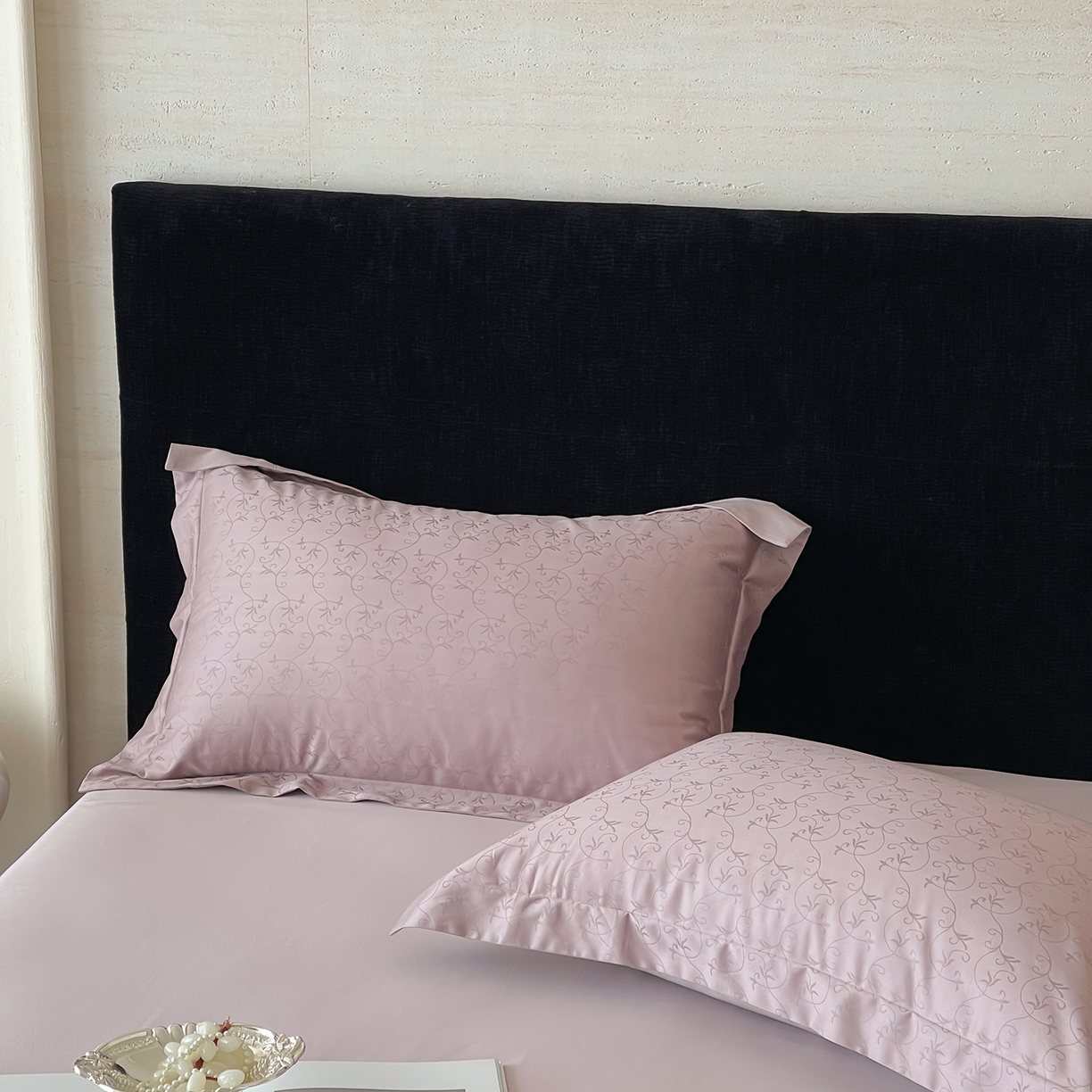 91家纺网 家纺一手货源 找家纺 栩裕纺织 2025新款长绒棉提花最新款单品 克洛伊-莫奈紫