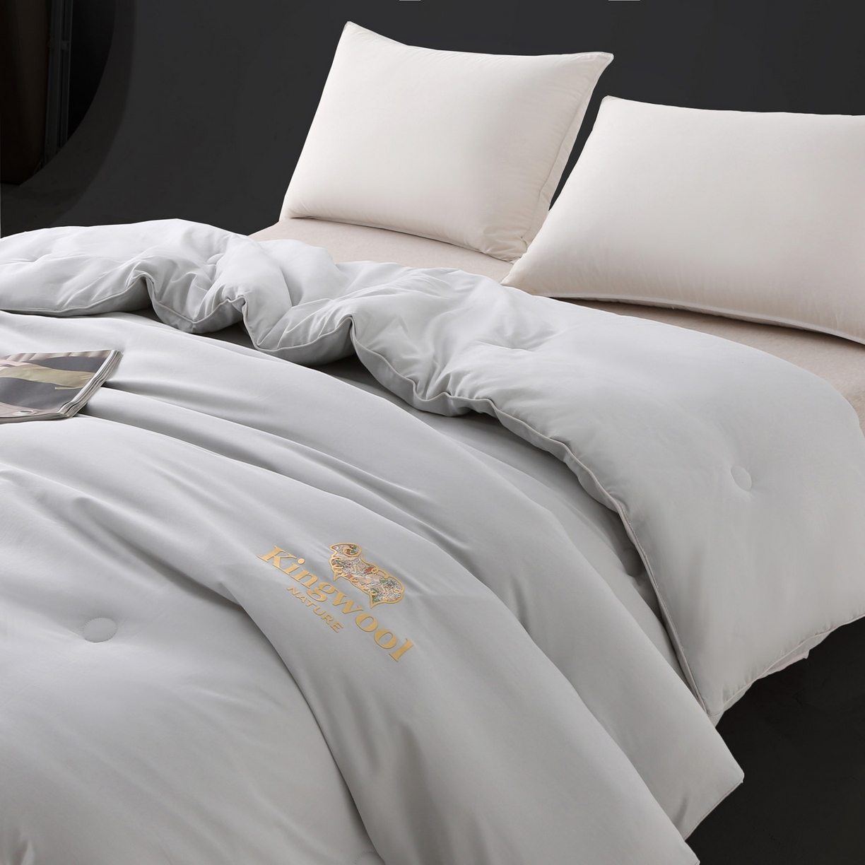 91家纺网 家纺一手货源 找家纺 （总）薇玛仕 2025新款80支天雪棉全棉纯棉澳洲羊毛被冬被被子被芯