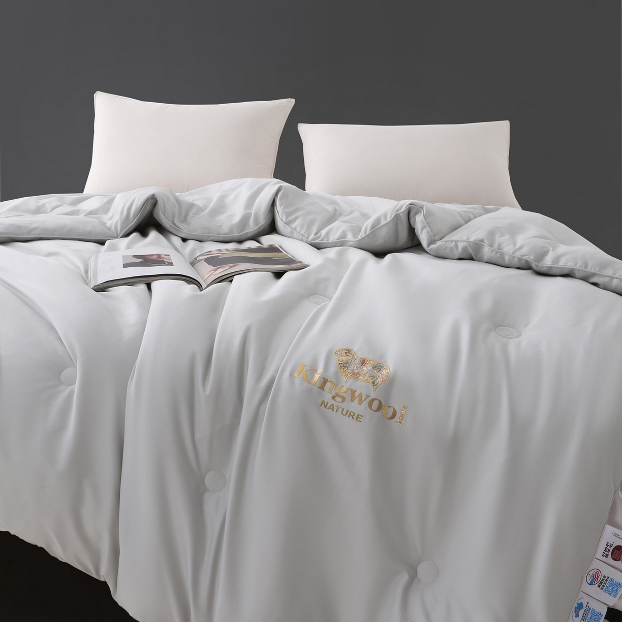 91家纺网 家纺一手货源 找家纺 （总）薇玛仕 2025新款80支天雪棉全棉纯棉澳洲羊毛被冬被被子被芯