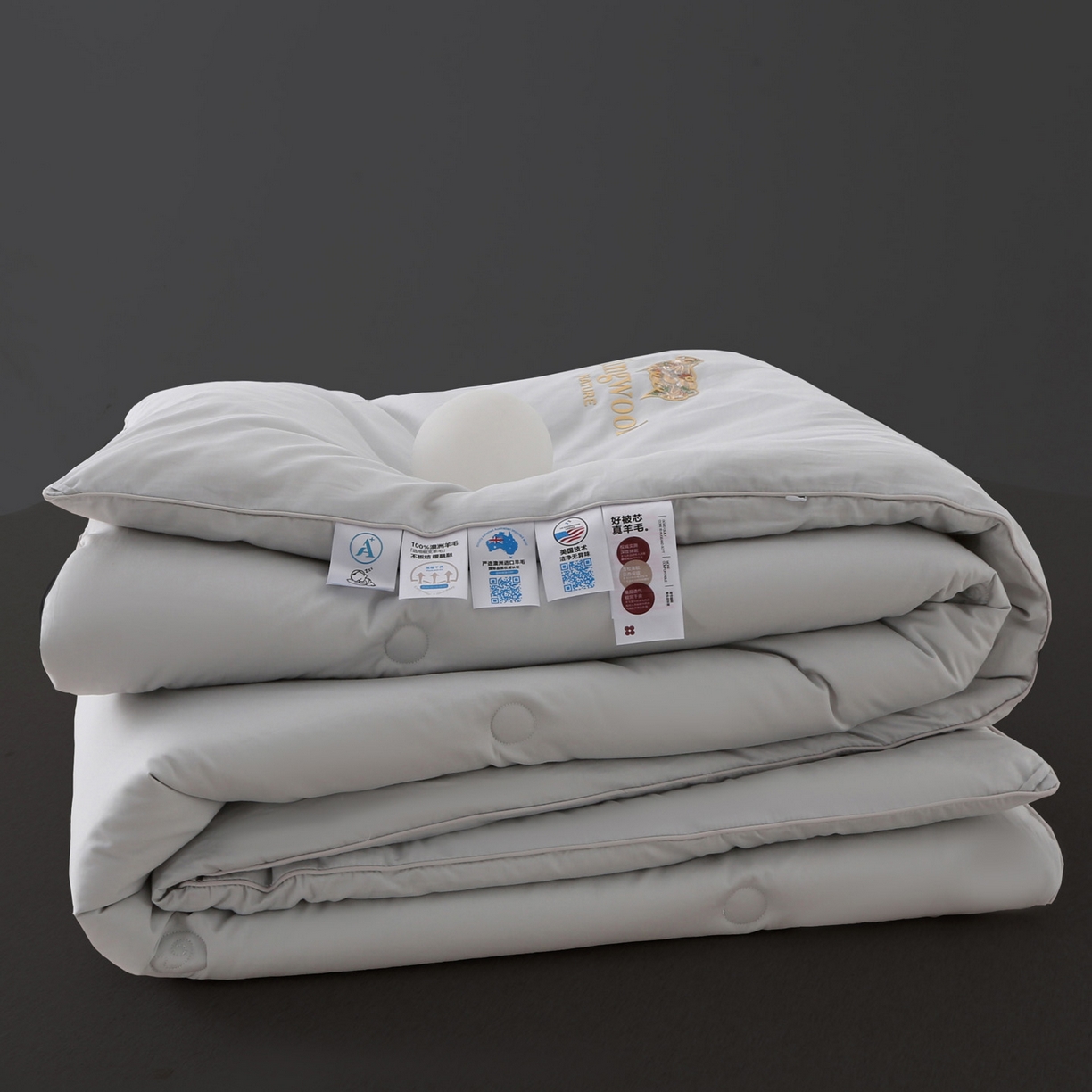91家纺网 家纺一手货源 找家纺 （总）薇玛仕 2025新款80支天雪棉全棉纯棉澳洲羊毛被冬被被子被芯