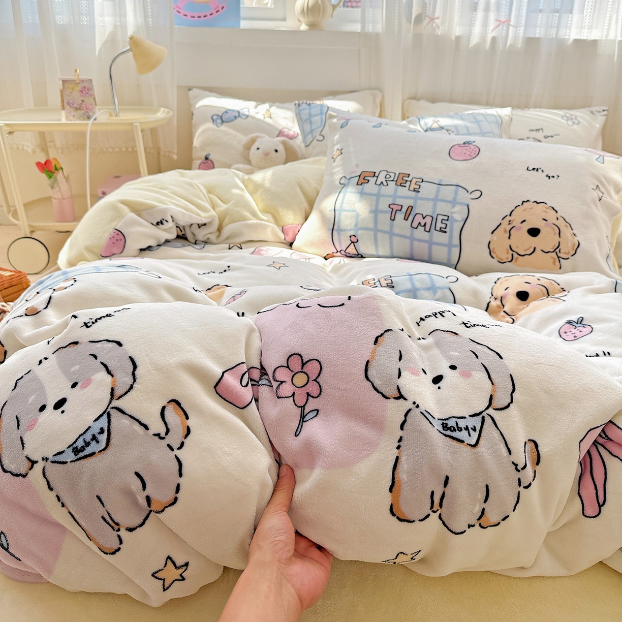 91家纺网 家纺一手货源 找家纺 （总）耀悦家纺  2025新款A类纯棉针织棉夏被里外全棉可拆卸被套