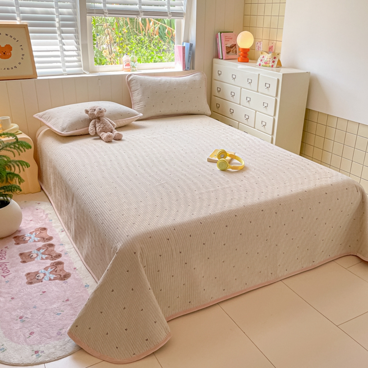 91家纺网 家纺一手货源 找家纺 老帅的工厂店 2025新款A类云感懒人冬季一体被被子被芯床盖四件套 心动