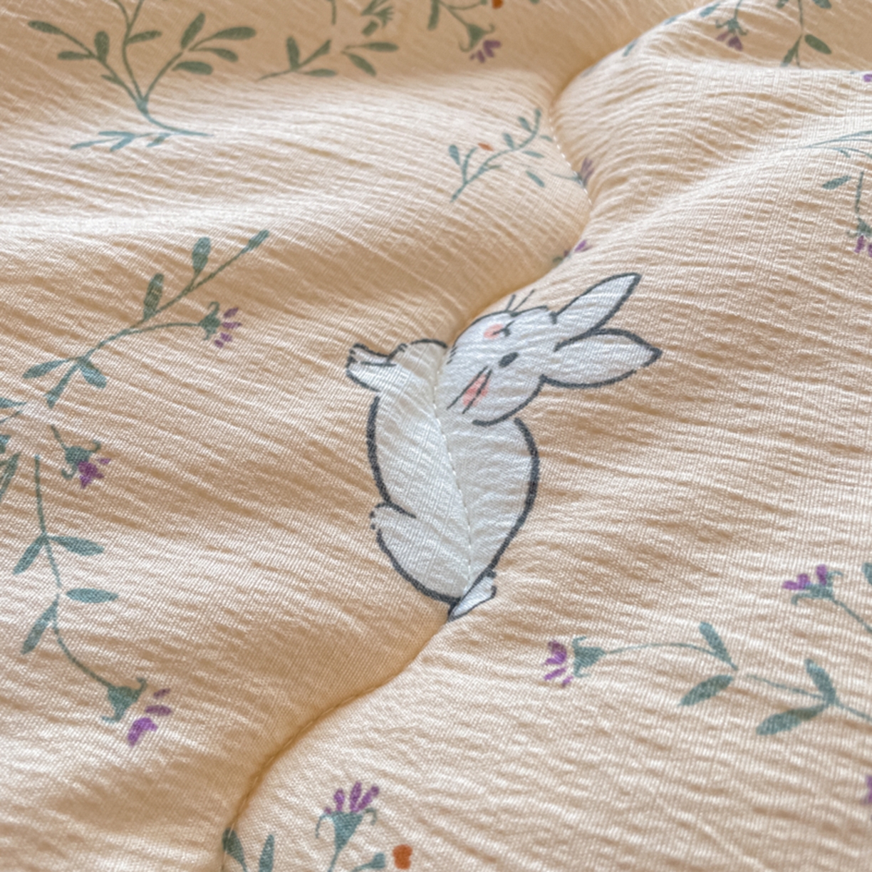 91家纺网 家纺一手货源 找家纺 老帅的工厂店 2025新款A类云感懒人冬季一体被被子被芯床盖四件套 米兔儿