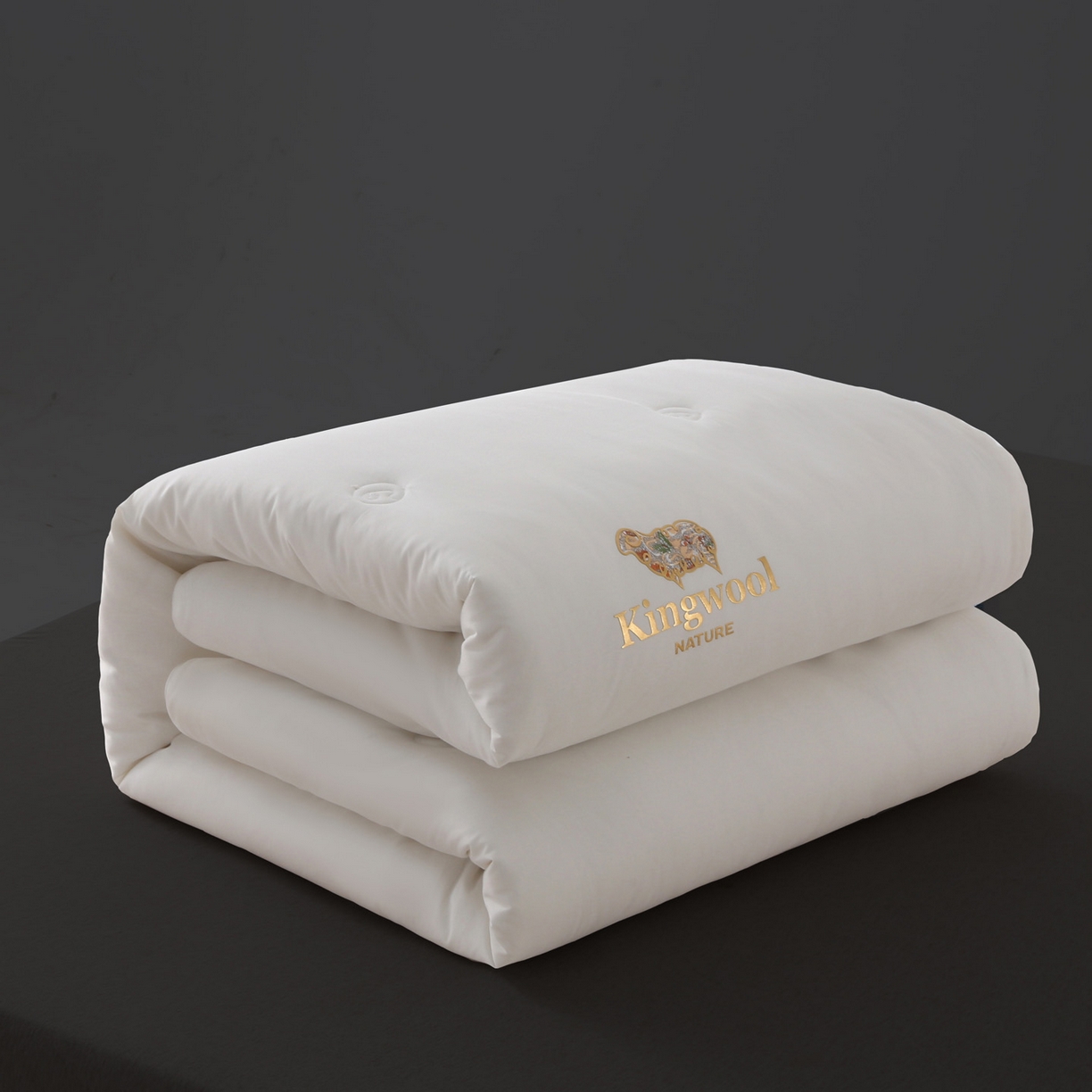 薇玛仕 2025新款80支天雪棉全棉纯棉澳洲羊毛被冬被被子被芯 珍珠白