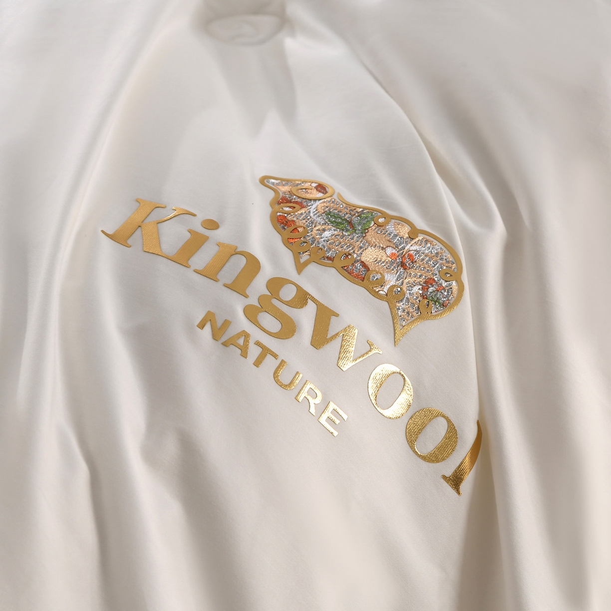 91家纺网 家纺一手货源 找家纺 薇玛仕 2025新款80支天雪棉全棉纯棉澳洲羊毛被冬被被子被芯 珍珠白