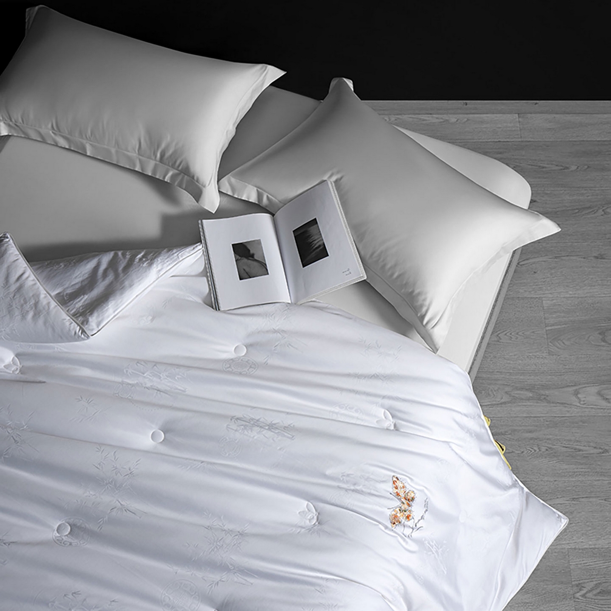 91家纺网 家纺一手货源 找家纺 （总）薇玛仕 2025新款100支全棉纯棉大提花桑蚕丝被四季黄金蚕丝被子母被被子被芯蝶舞（特殊重量可以定做，联系客服。定制款不退不换）