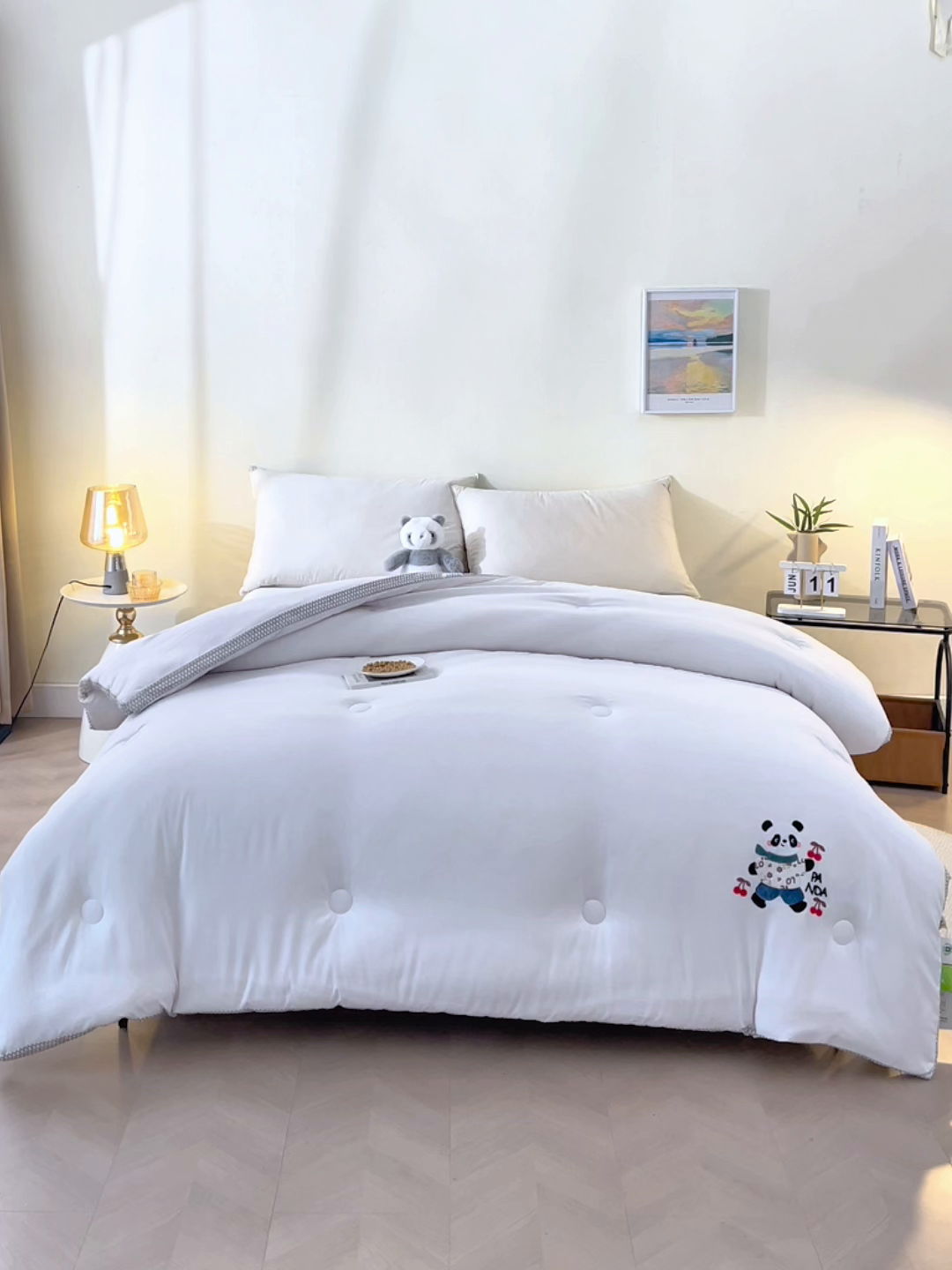 91家纺网 家纺一手货源 找家纺 （总）瑶瑶家居 2025新款立体毛巾绣七孔被大豆纤维被被子被芯