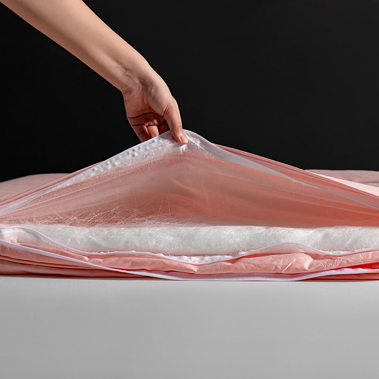 91家纺网 家纺一手货源 找家纺 薇玛仕 2025新款100支全棉纯棉大提花桑蚕丝被四季黄金蚕丝被子母被被子被芯蝶舞（特殊重量可以定做，联系客服。定制款不退不换） 蝶舞-粉玉