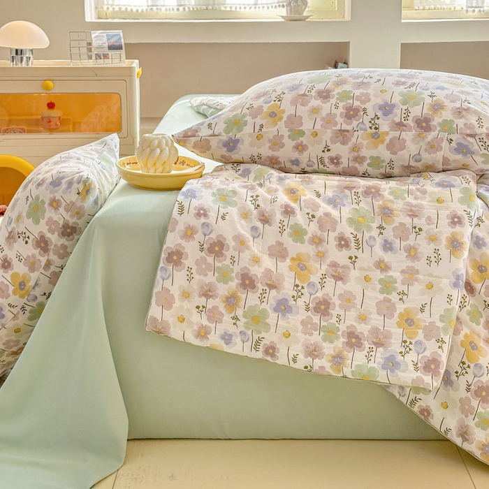 91家纺网 家纺一手货源 找家纺 梵克保罗 2025新款水洗糯糯棉卡通印花滚绳包边夏被 雾岛听风