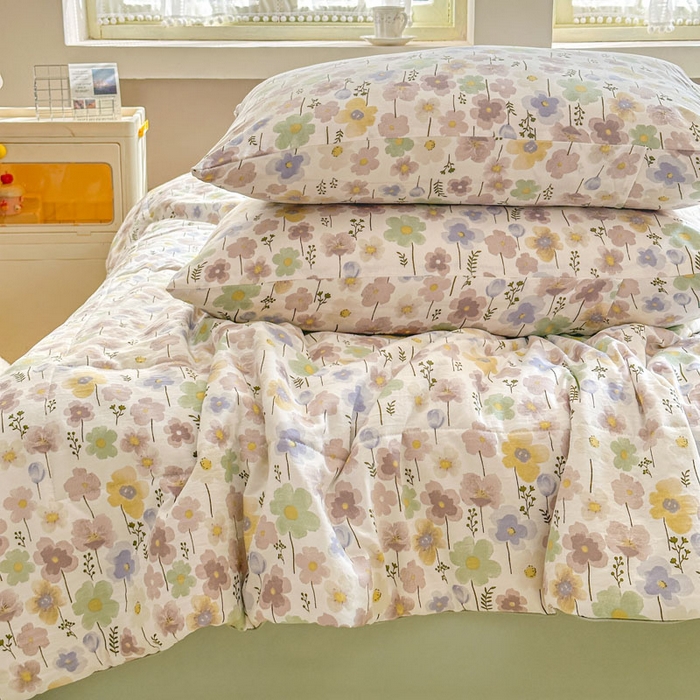 91家纺网 家纺一手货源 找家纺 梵克保罗 2025新款水洗糯糯棉卡通印花滚绳包边夏被 雾岛听风