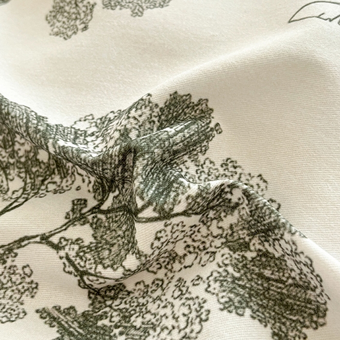 91家纺网 家纺一手货源 找家纺 瑞莱 2025新款纯棉磨毛印花四件套 万物生灵