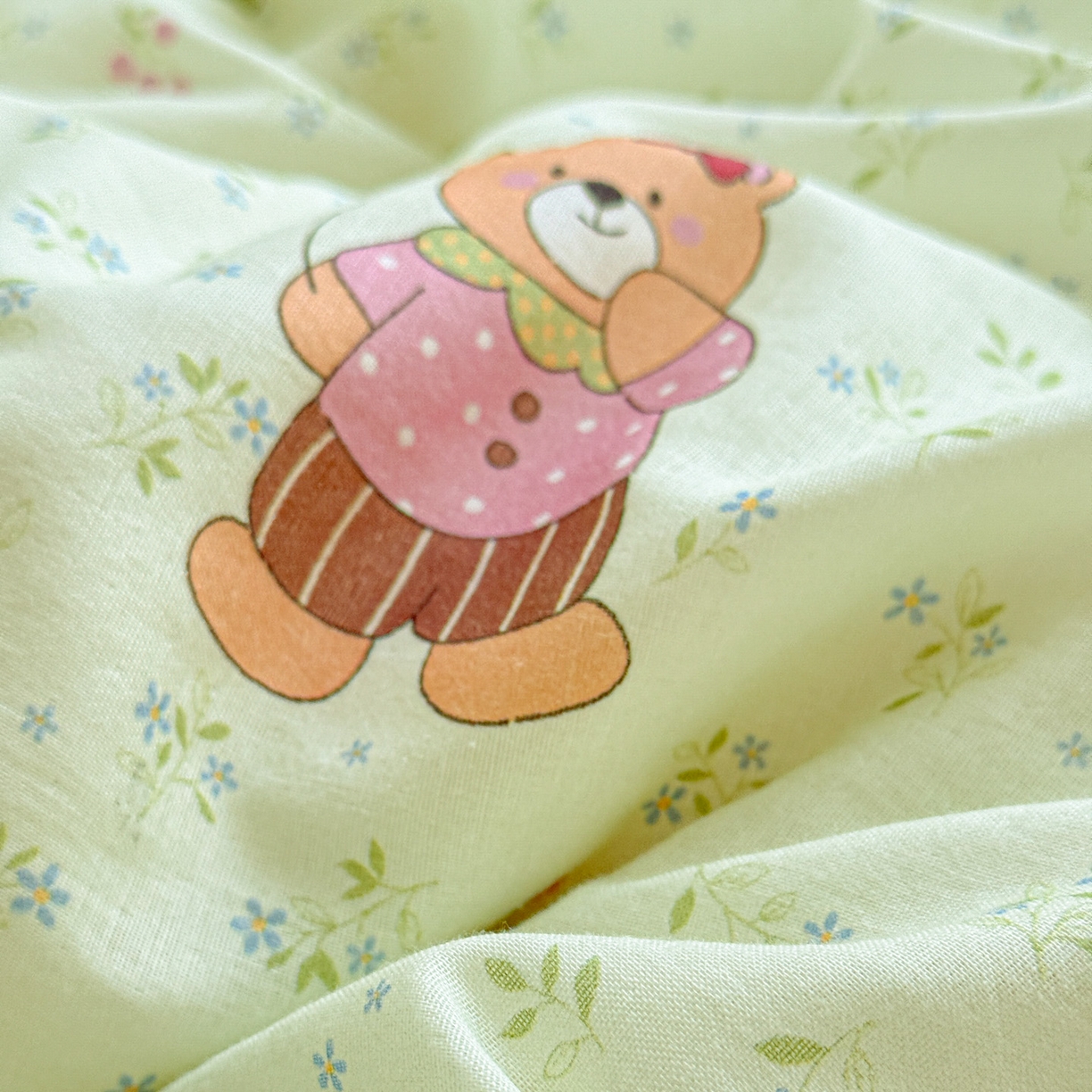 91家纺网 家纺一手货源 找家纺 （总）喜颜 2025新款超柔水洗双层纱皱皱纱花边四件套