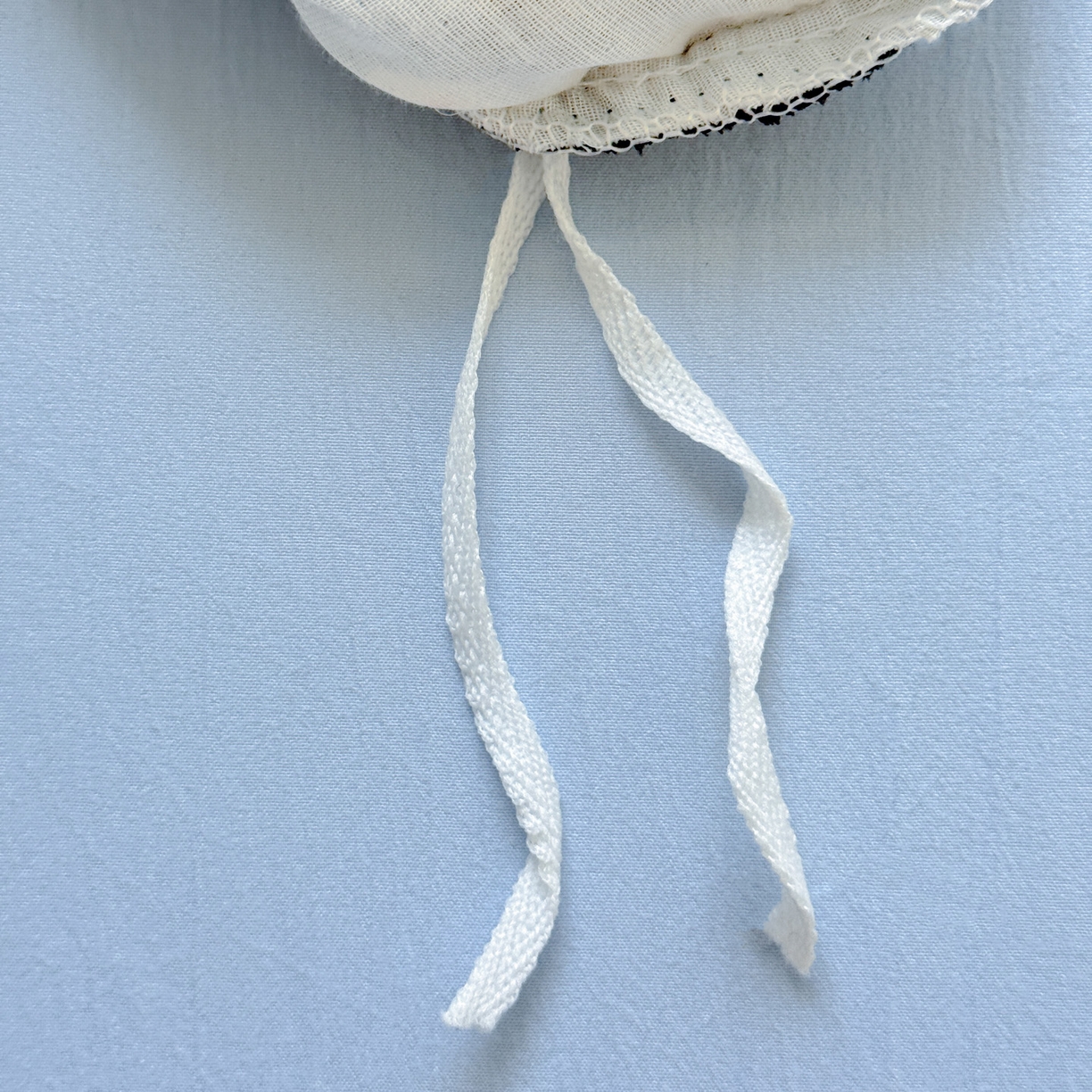 91家纺网 家纺一手货源 找家纺 喜颜 2025新款超柔水洗双层纱皱皱纱花边四件套 兔软软-蓝