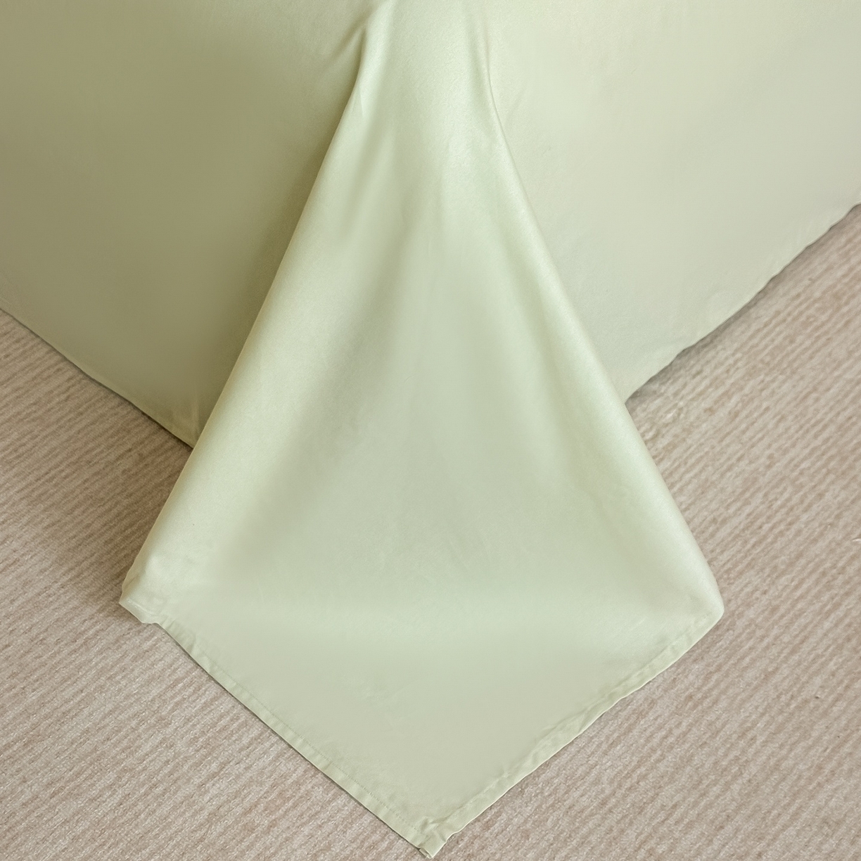 91家纺网 家纺一手货源 找家纺 曲之慕 2025新款高端全棉纯棉长绒棉磨毛刺绣四件套【高端礼盒】 古驰绿