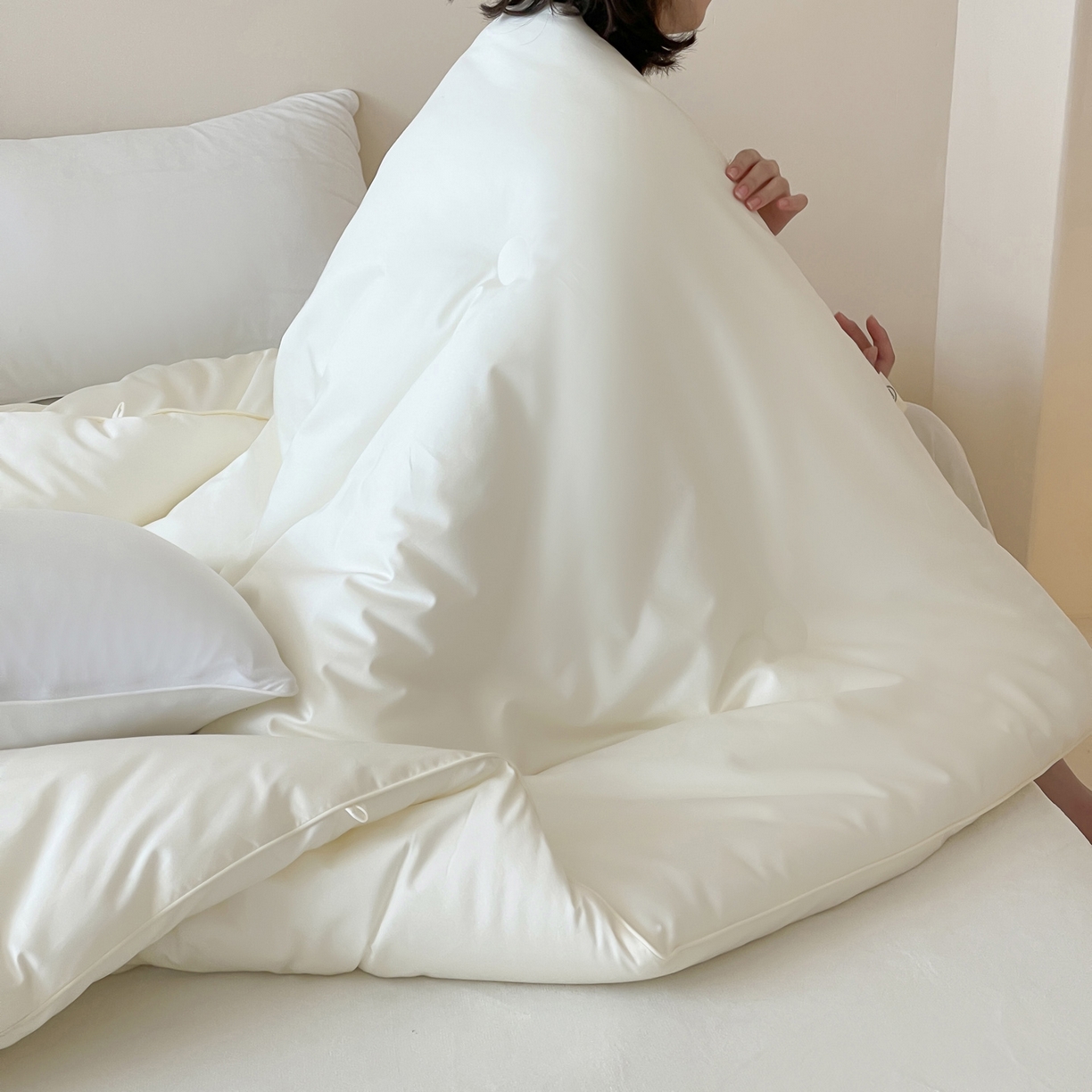 91家纺网 家纺一手货源 找家纺 （总）一加一 2025新款全棉55%大豆抗菌被被子被芯