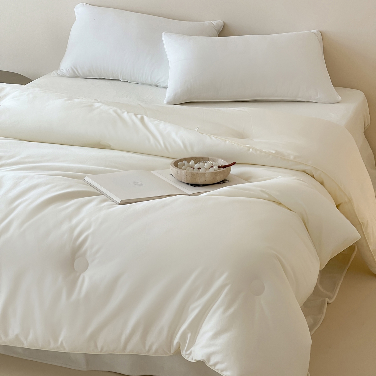 91家纺网 家纺一手货源 找家纺 （总）一加一 2025新款全棉55%大豆抗菌被被子被芯