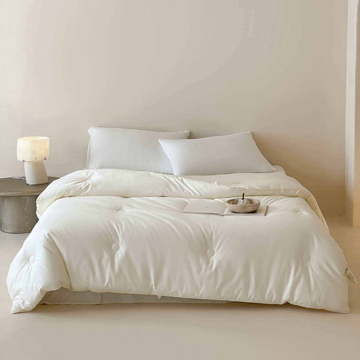 91家纺网 家纺一手货源 找家纺 （总）一加一 2025新款全棉55%大豆抗菌被被子被芯