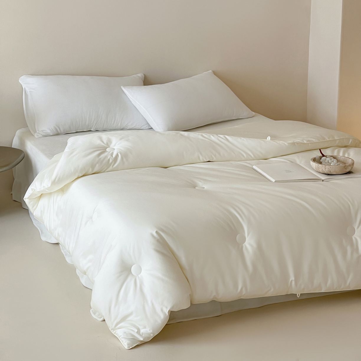 91家纺网 家纺一手货源 找家纺 （总）一加一 2025新款全棉55%大豆抗菌被被子被芯