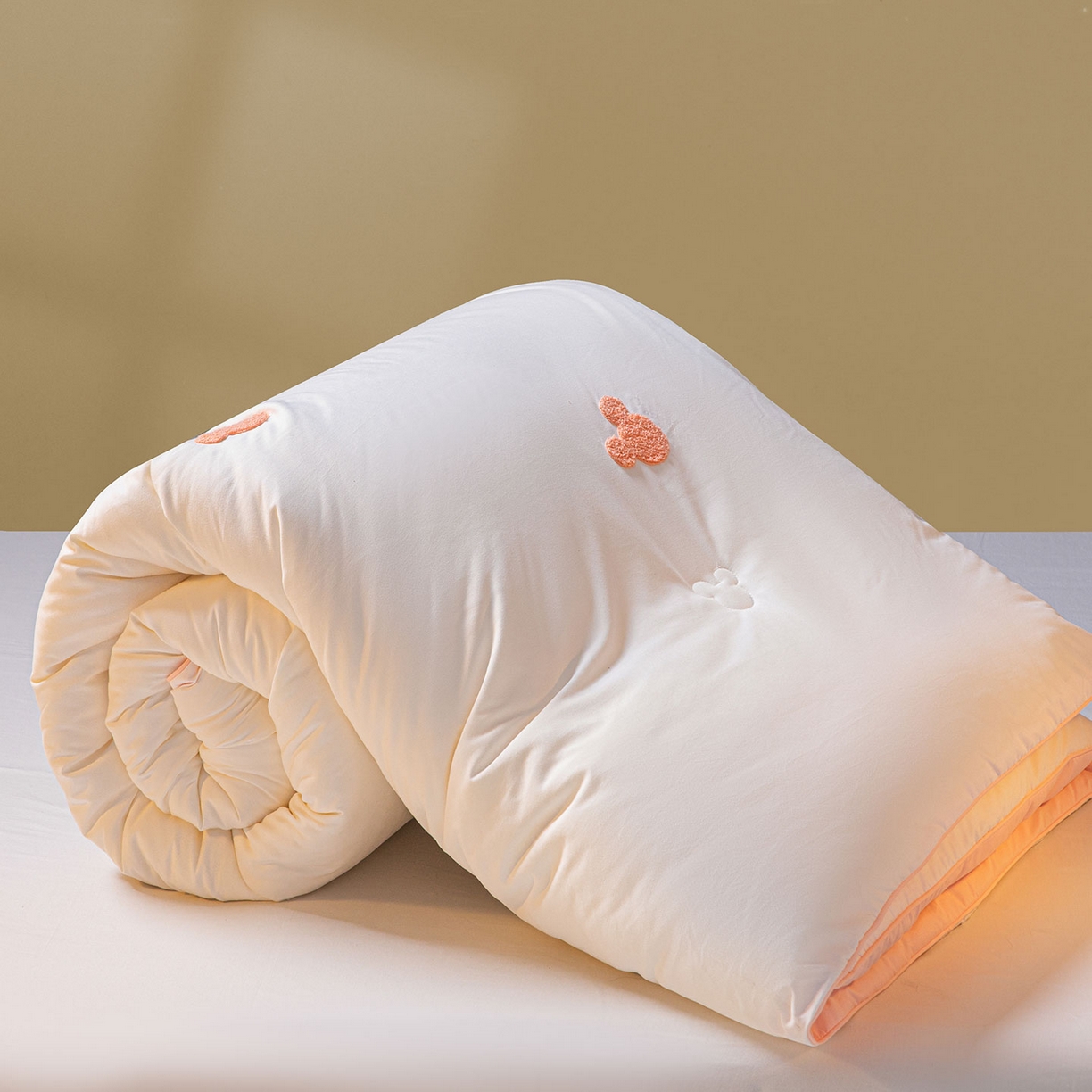 91家纺网 家纺一手货源 找家纺 （总）一加一 2025新款中科院抗菌毛巾刺绣大豆被被子被芯-米奇