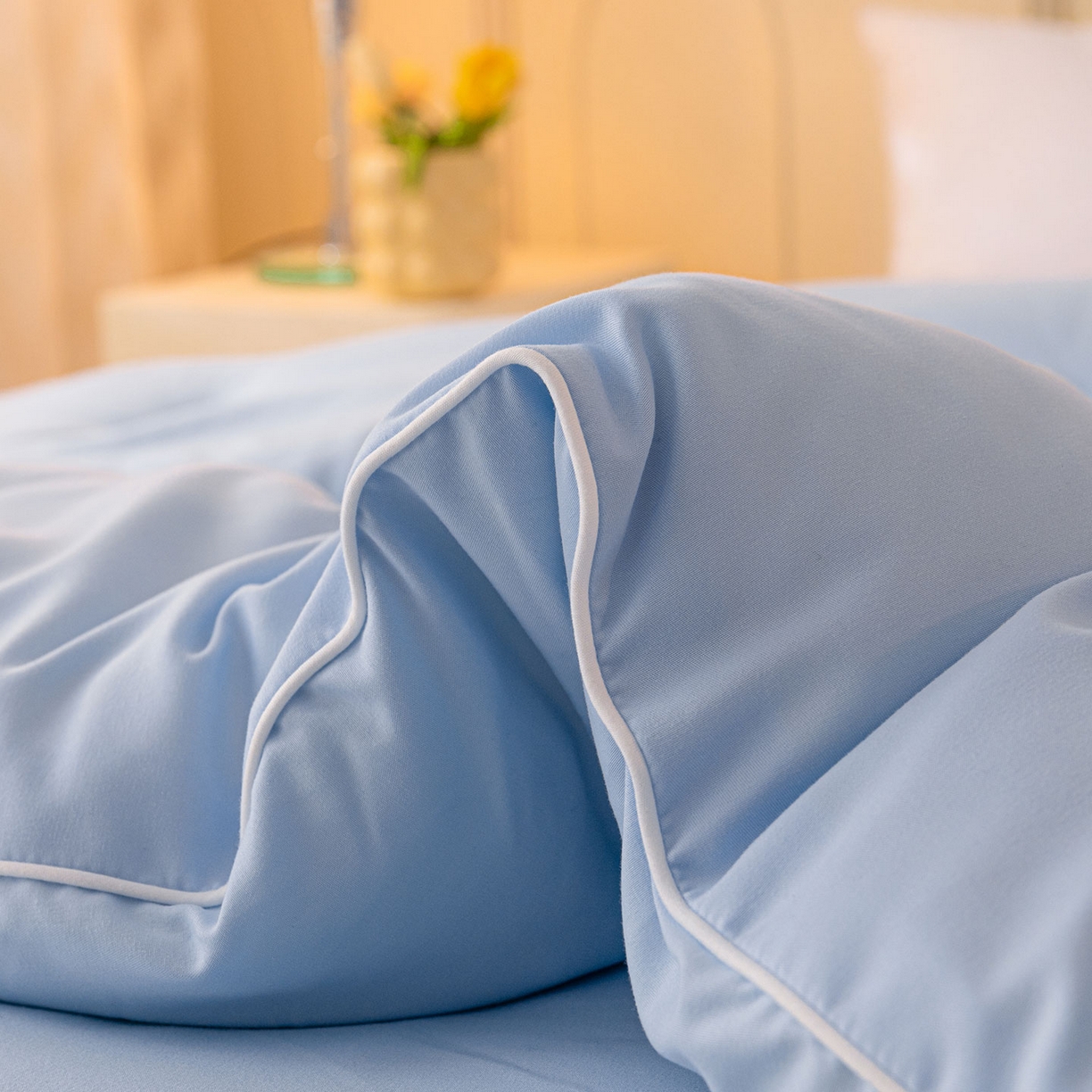 91家纺网 家纺一手货源 找家纺 一加一 2025新款中科院抗菌毛巾刺绣大豆被被子被芯-米奇 米奇-蓝