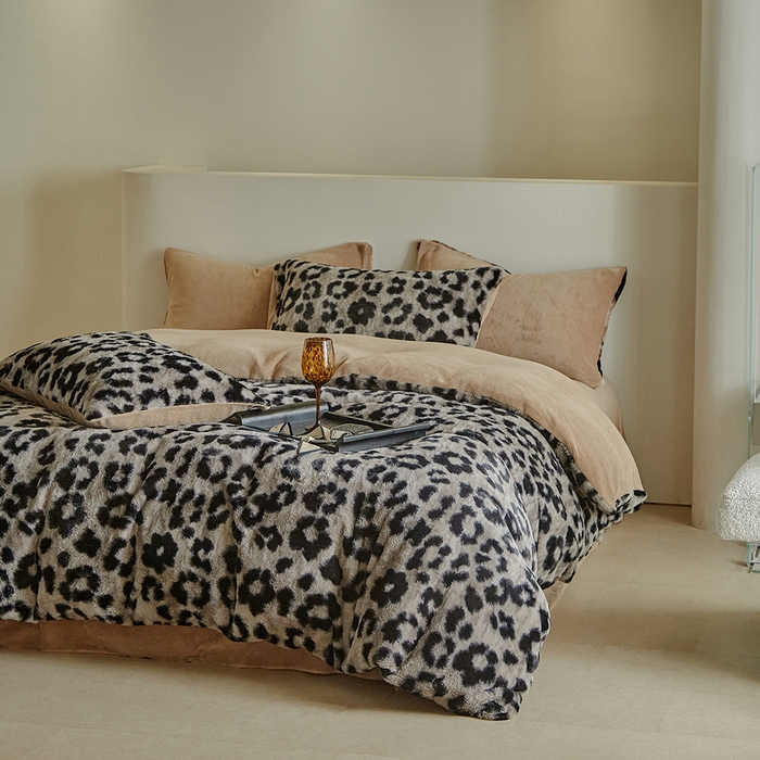 91家纺网 家纺一手货源 找家纺 （总）缘生活 2025新款仿兔毛绒印花四件套