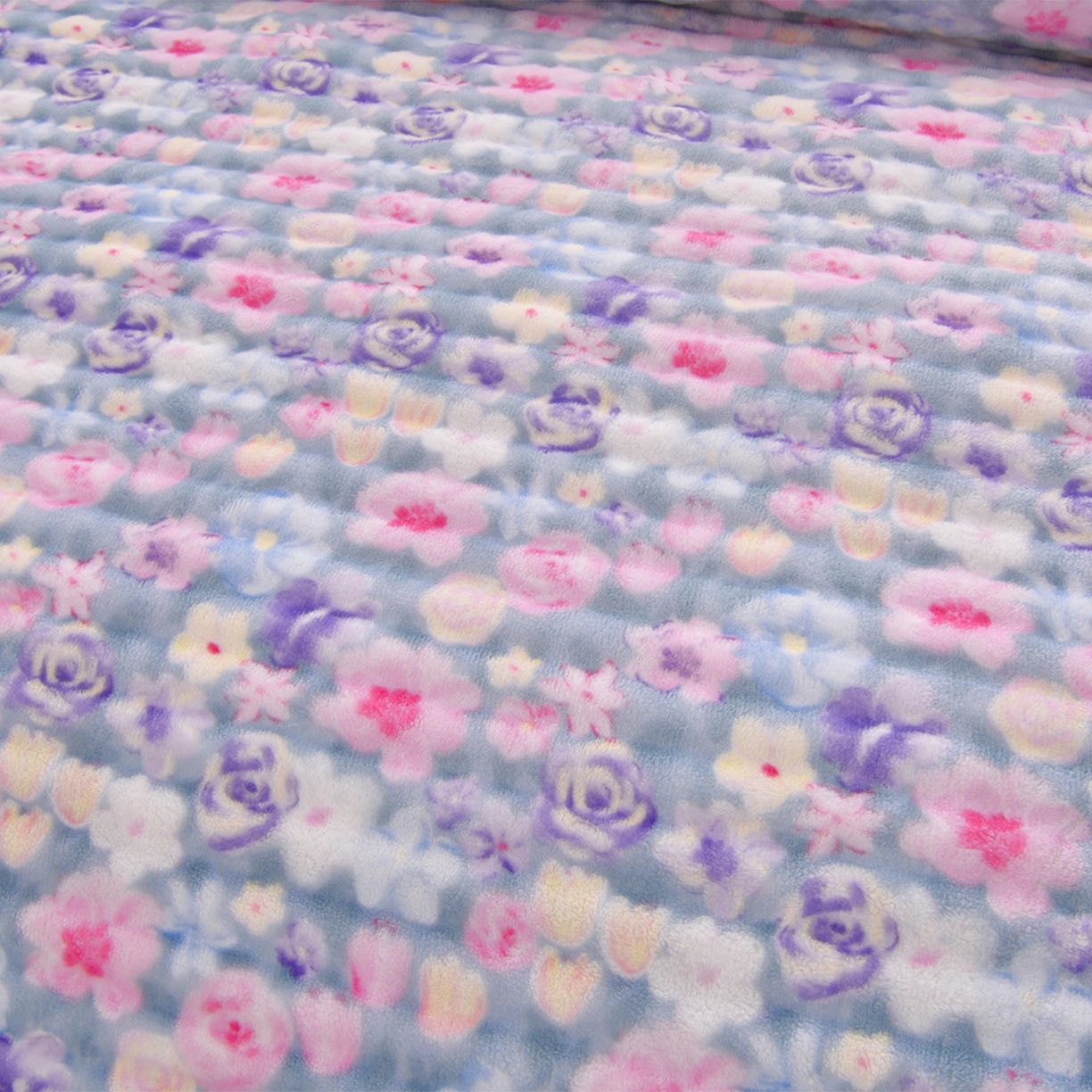 91家纺网 家纺一手货源 找家纺 苏迪网销供货 2025新款牛奶绒加厚高克重A类兔毛牛奶泡泡绒四件套 水墨花园