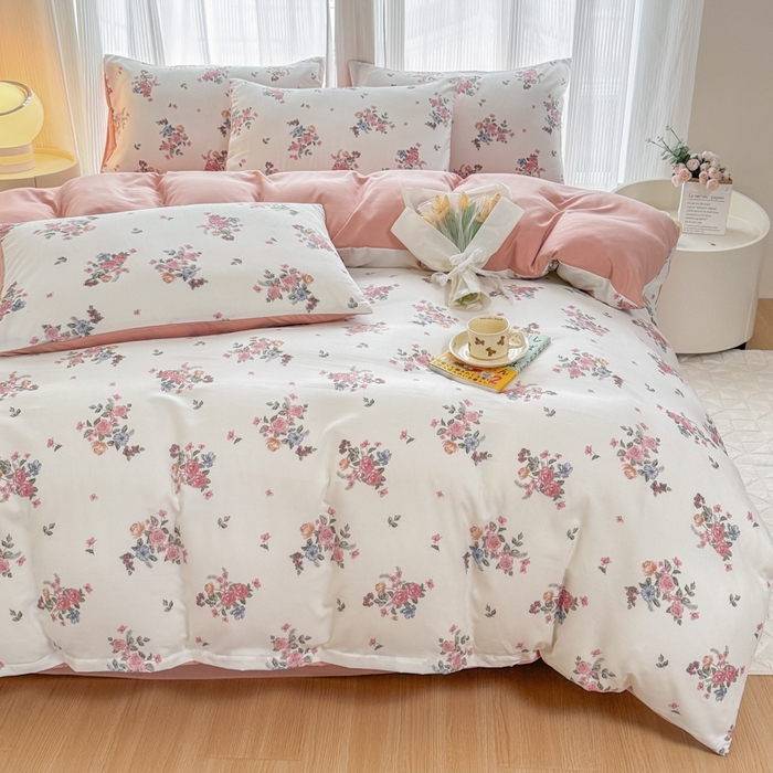 91家纺网 家纺一手货源 找家纺 （总）铭浩家纺 2025新款A类针织棉双层纱四件套