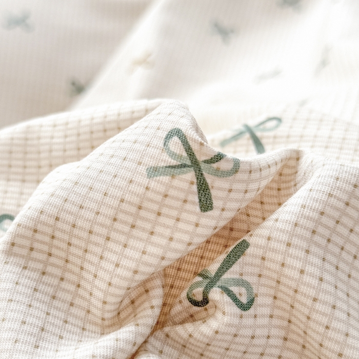 91家纺网 家纺一手货源 找家纺 铭浩家纺 2025新款A类针织棉双层纱四件套 蝶梦