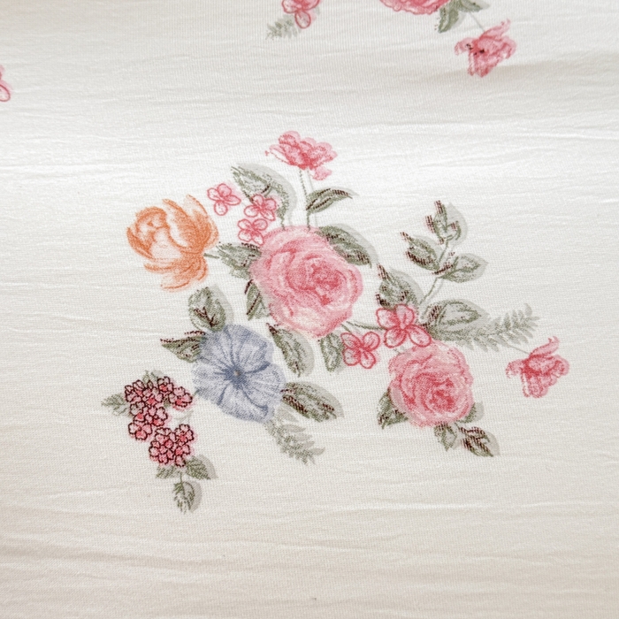 91家纺网 家纺一手货源 找家纺 铭浩家纺 2025新款A类针织棉双层纱四件套 花漾