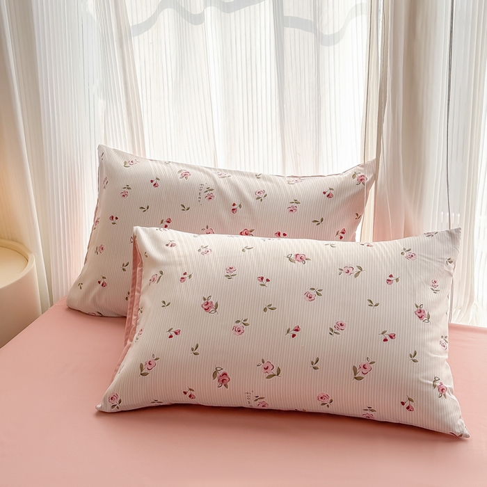 91家纺网 家纺一手货源 找家纺 铭浩家纺 2025新款A类针织棉双层纱四件套 如约