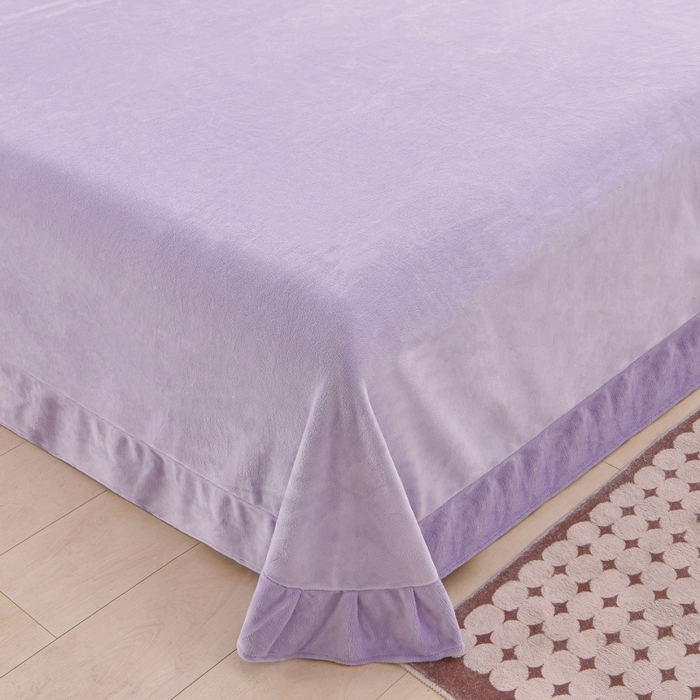 91家纺网 家纺一手货源 找家纺 （总）苏迪网销供货 2025新款牛奶绒加厚高克重A类兔毛牛奶泡泡绒四件套