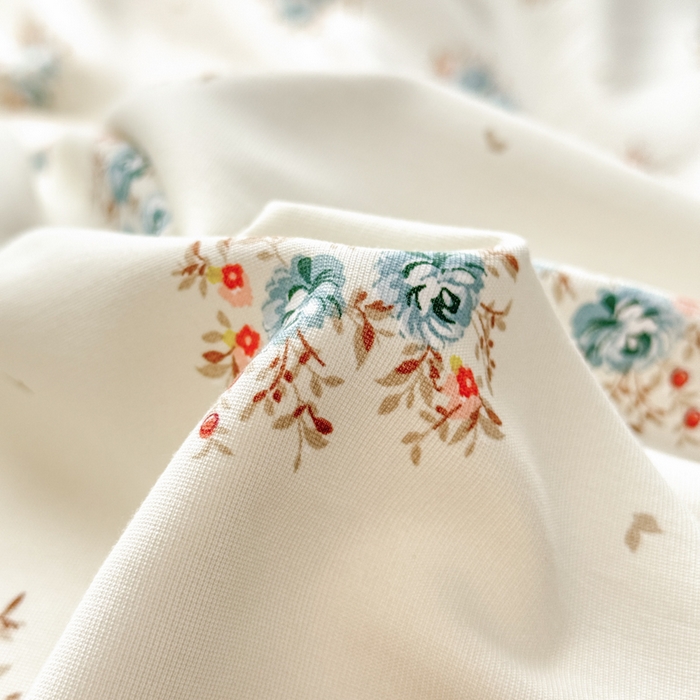 91家纺网 家纺一手货源 找家纺 铭浩家纺 2025新款A类针织棉双层纱四件套 清欢