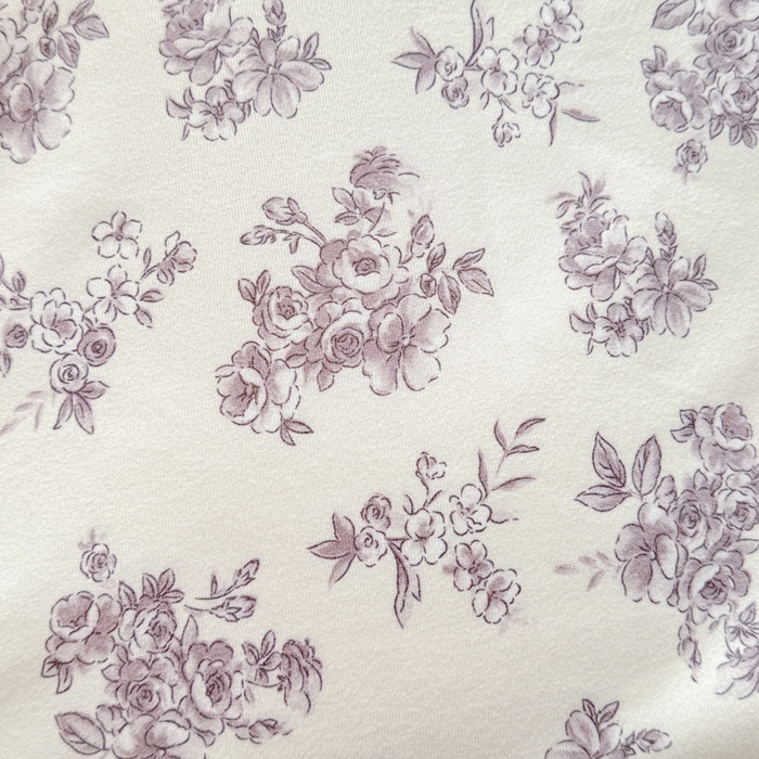 91家纺网 家纺一手货源 找家纺 铭浩家纺 2025新款A类针织棉双层纱四件套 紫嫣